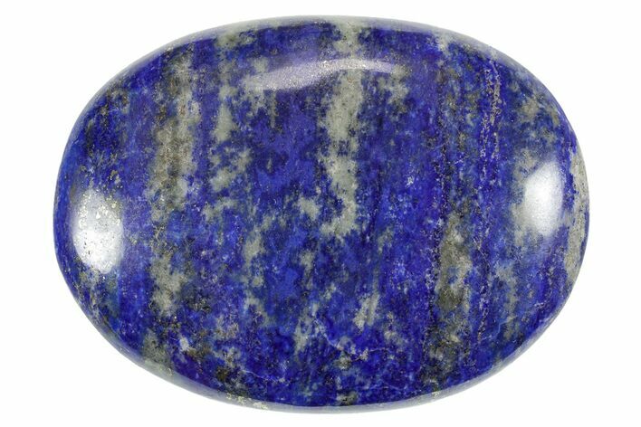 Polished Lapis Lazuli Palm Stone - Pakistan #352545